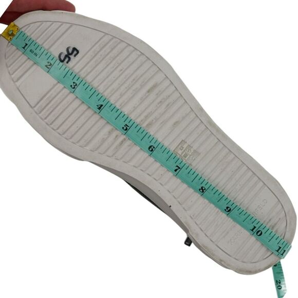 Karl Lagerfeld Recycled Bubble Leather Double Back Zip Hi Top Sneaker Size 7.5 - Picture 11 of 13